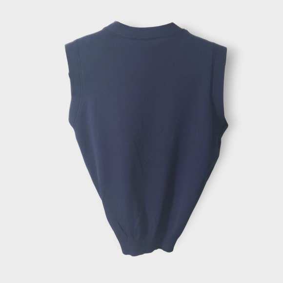 NWT Lioness Tiny Dancer Top Navy Blue Sz L Deep Plunge V-Neck Faux Wrap Tie Crop - Picture 4 of 11